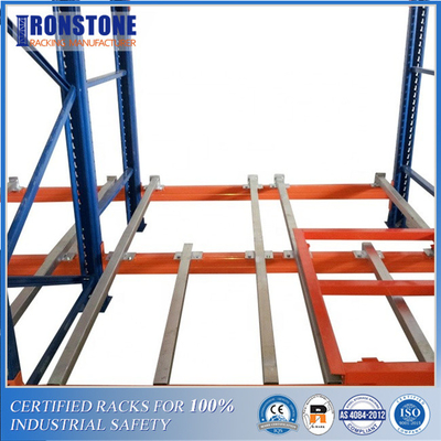 Prosty montaż Heavy Duty Gravity Push Back Rack dla wydajnej pracy