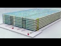 Zaawansowany technologicznie system regałów paletowych ASRS dla lepszego zarządzania zapasami